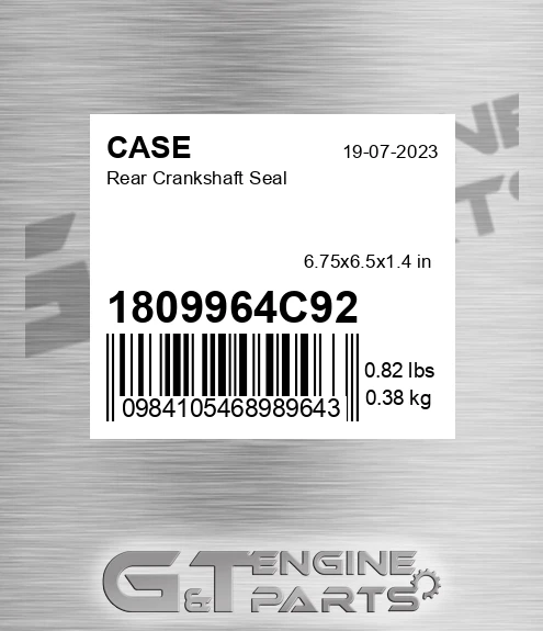 1809964C92 Rear Crankshaft Seal