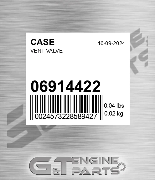 06914422 Vent Valve