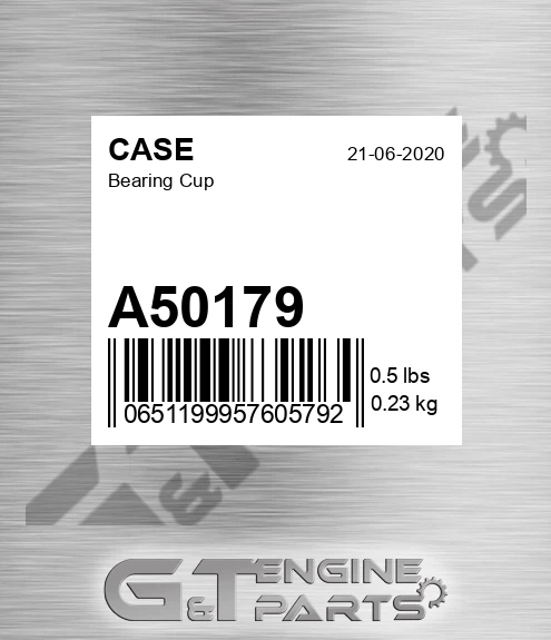 A50179 CASE Bearing Cup