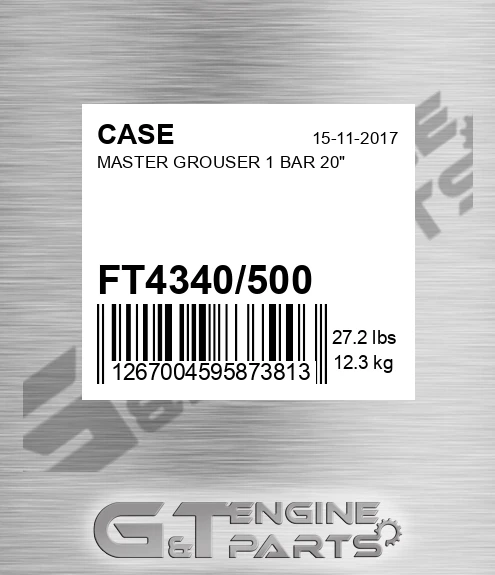 FT4340/500 CASE Master Grouser 1 Bar 20"