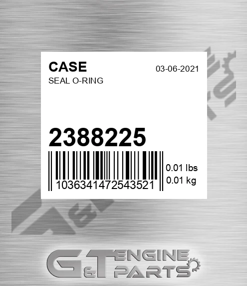 238-8225 Seal O-ring