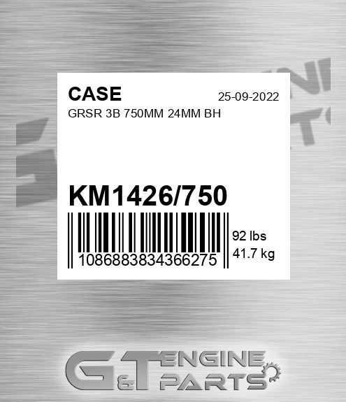 KM1426/750 Grsr 3b 750mm 24mm Bh