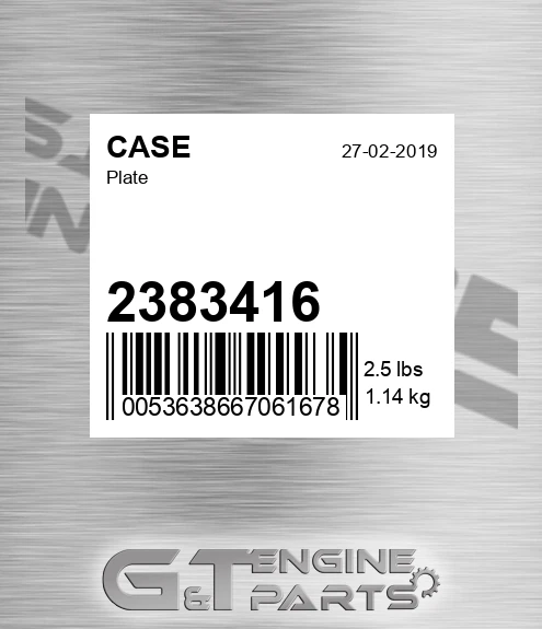 2383416 CASE Plate