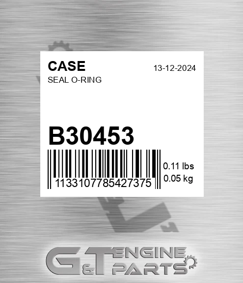 B30453 Seal O-ring