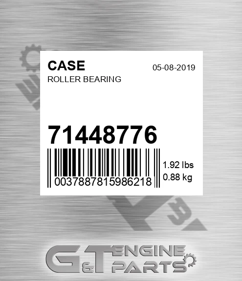 71448776 CASE Roller Bearing