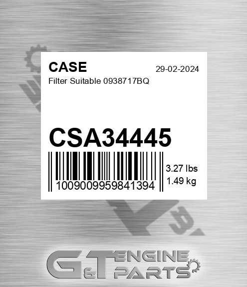 CSA34445 Filter Suitable 0938717bq