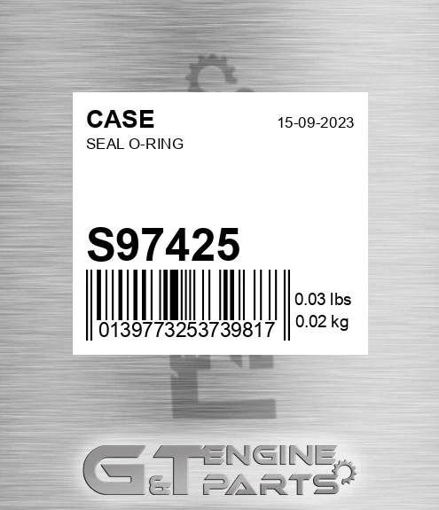 S97425 Seal O-ring