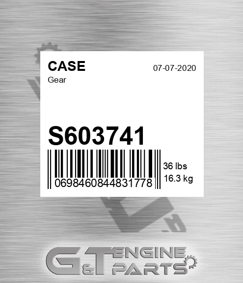 S603741 Gear