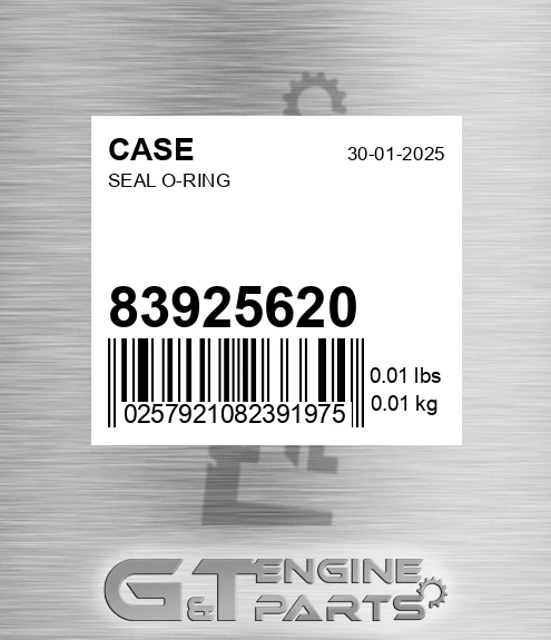 83925620 Seal O-ring