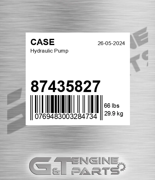 87435827 CASE Hydraulic Pump