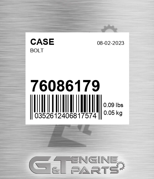 76086179 Bolt