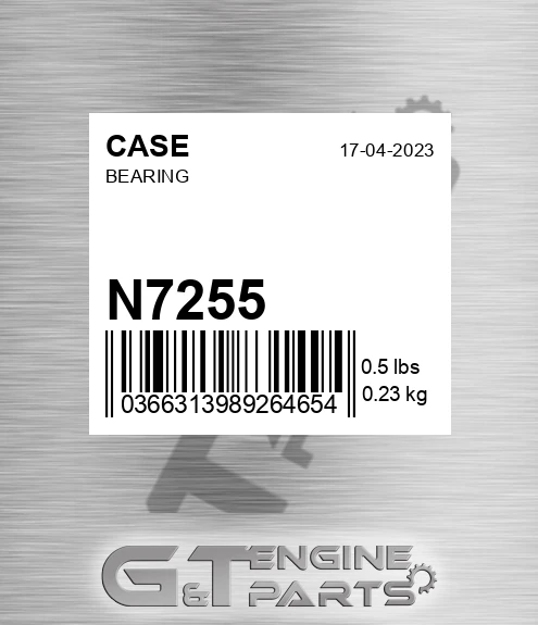 N7255 CASE Bearing