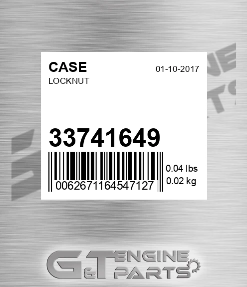33741649 Locknut