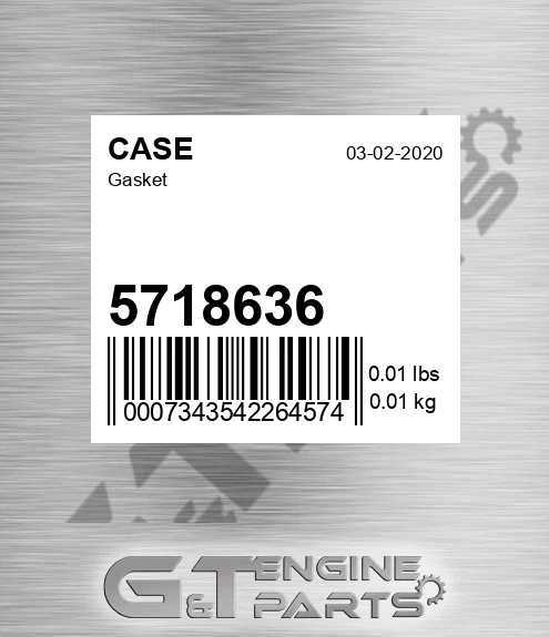 5718636 CASE Gasket
