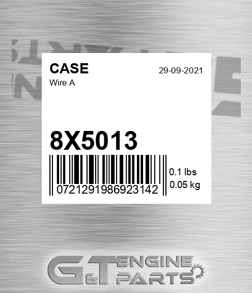 8X5013 CASE Wire A