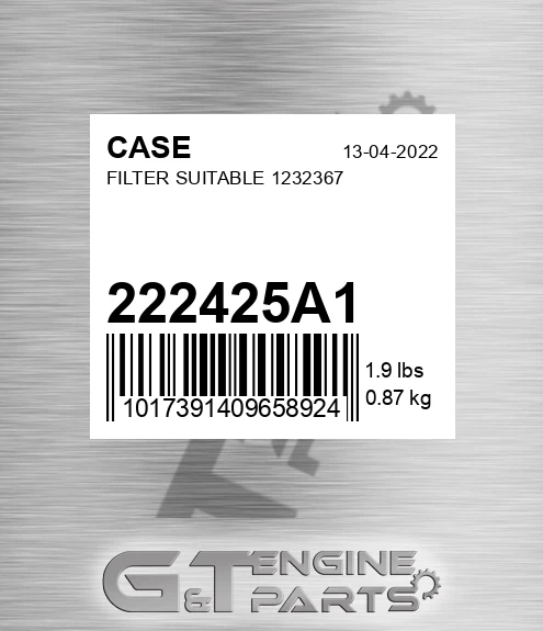 222425A1 Filter Suitable 1232367