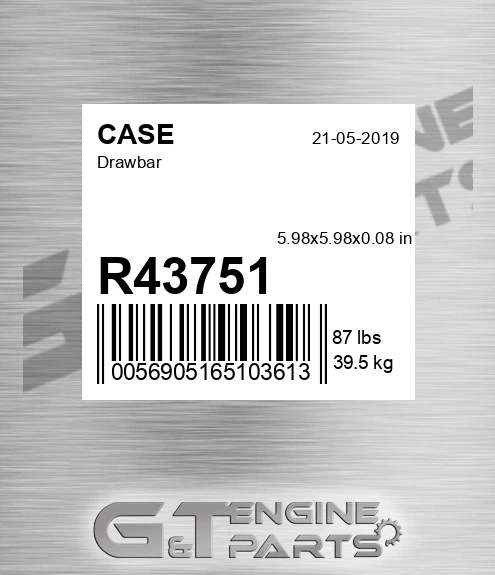 R43751 Drawbar