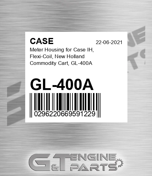 GL-400A Meter Housing For Ih, Flexi-coil, New Holland Commodity Cart,