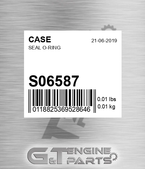 S06587 Seal O-ring