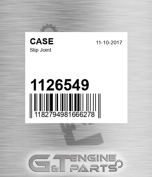 1126549 Slip Joint