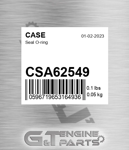CSA62549 Seal O-ring