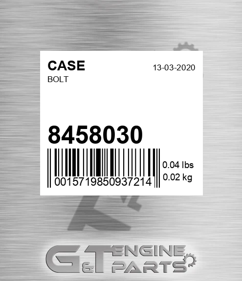 845-8030 Bolt