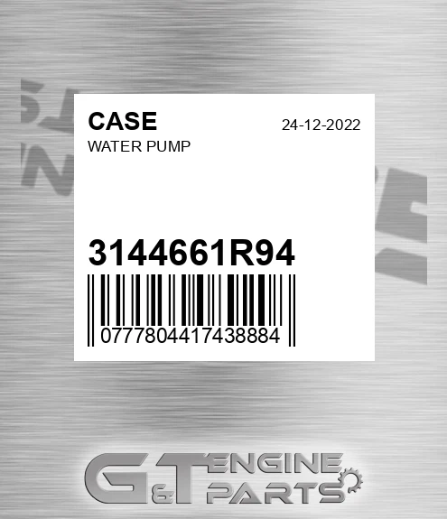 3144661R94 CASE Water Pump