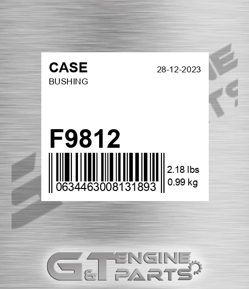 F9812 CASE Bushing