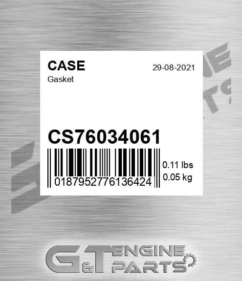 CS76034061 CASE Gasket
