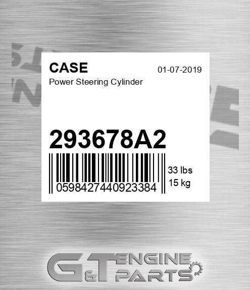 293678A2 CASE Power Steering Cylinder