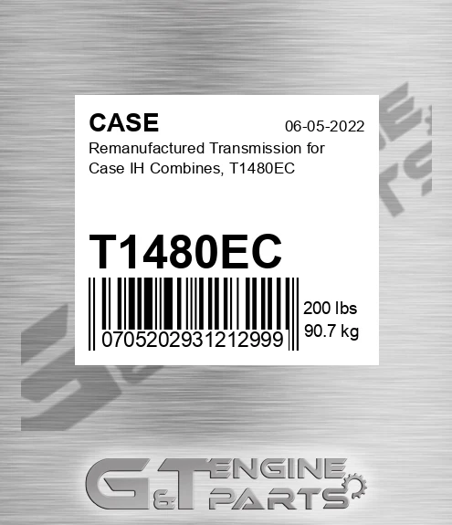T1480EC Remanufactured Transmission For Ih Combines,