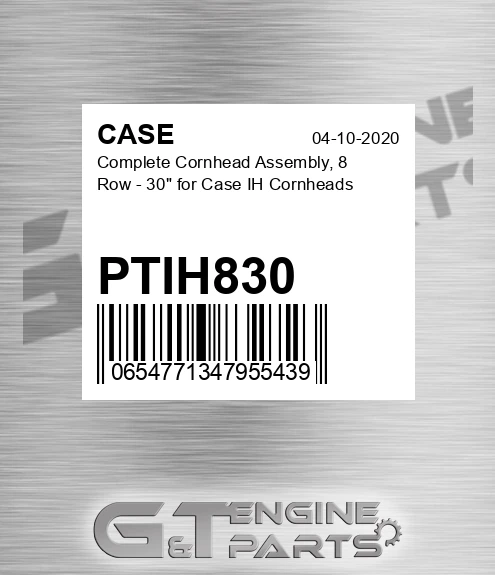 PTIH830 CASE Complete Cornhead Assembly, 8 Row - 30" For Case Ih Cornheads