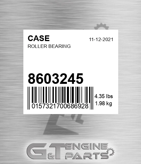 8603245 CASE Roller Bearing