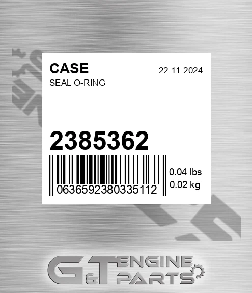 238-5362 Seal O-ring