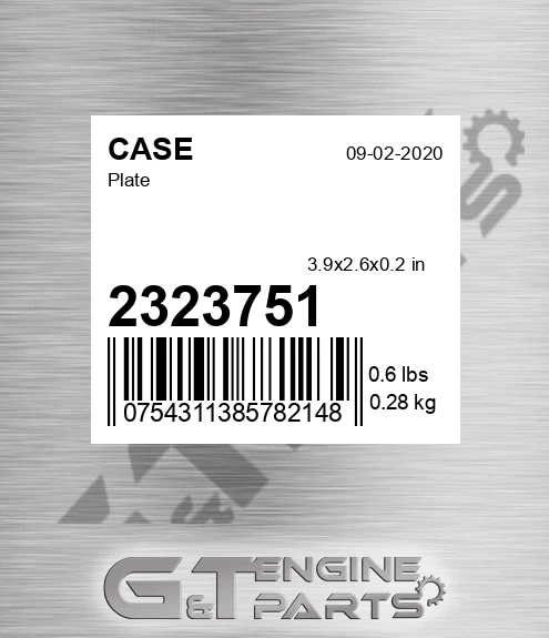 2323751 CASE Plate
