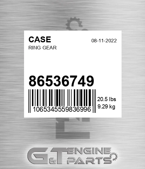 86536749 Ring Gear