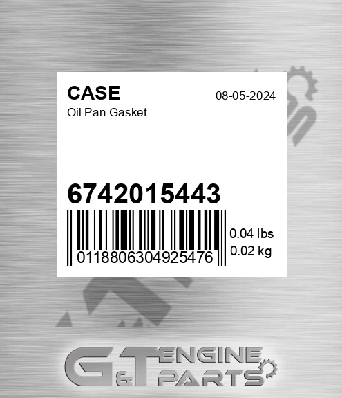 6742015443 Oil Pan Gasket