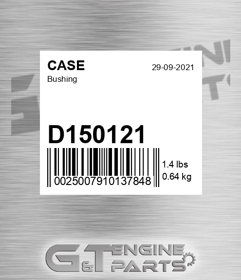 D150121 CASE Bushing