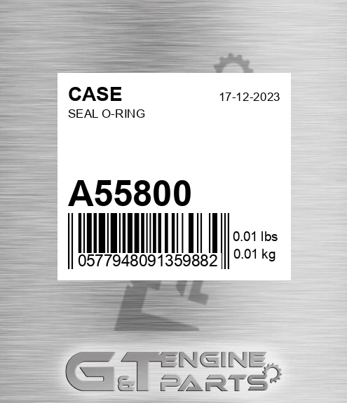 A55800 Seal O-ring