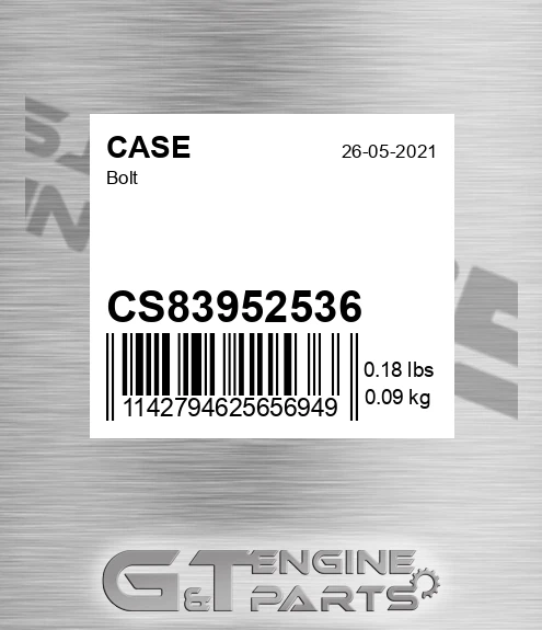 CS83952536 CASE Bolt