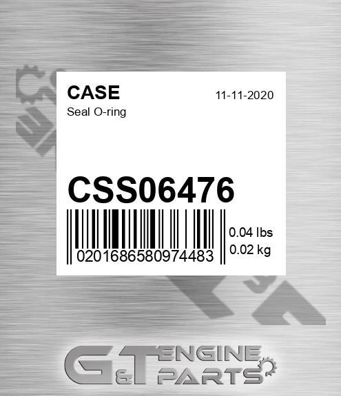 CSS06476 Seal O-ring
