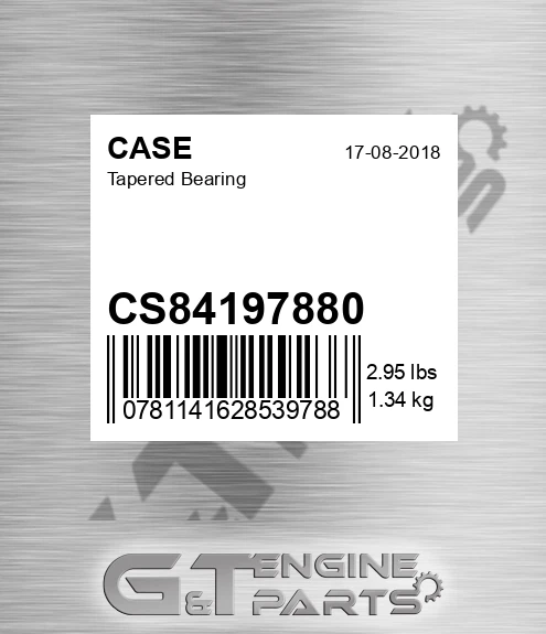 CS84197880 CASE Tapered Bearing