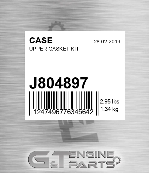 J804897 Upper Gasket Kit