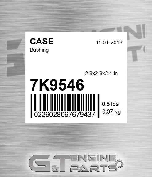 7K9546 CASE Bushing