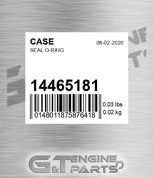 14465181 Seal O-ring