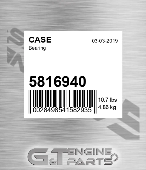 5816940 Bearing