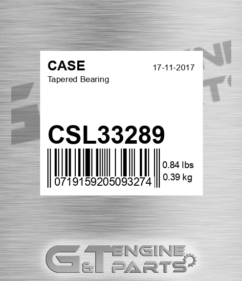 CSL33289 Tapered Bearing