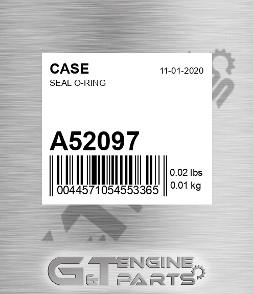 A52097 Seal O-ring