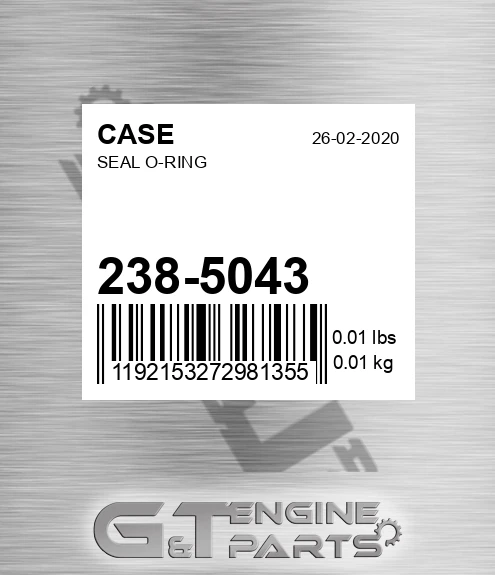 238-5043 Seal O-ring