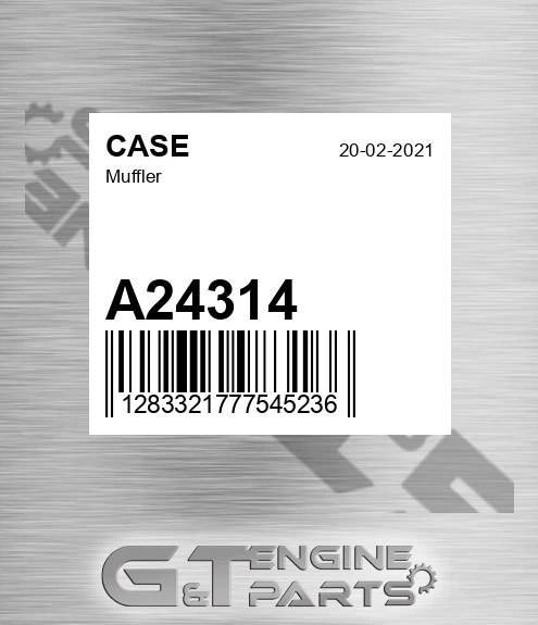 A24314 CASE Muffler